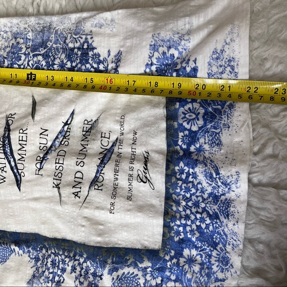 Guess inspirational quote open back tee shirt, XS - Picture 5 of 8